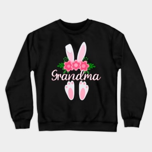 EASTER BUNNY GRANDMA FOR HER - MATCHING EASTER SHIRTS FOR WHOLE FAMILY Crewneck Sweatshirt